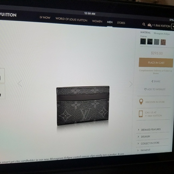 Lv Card Holder (PORTE CARTES DOUBLE) - Picture 2 of 8